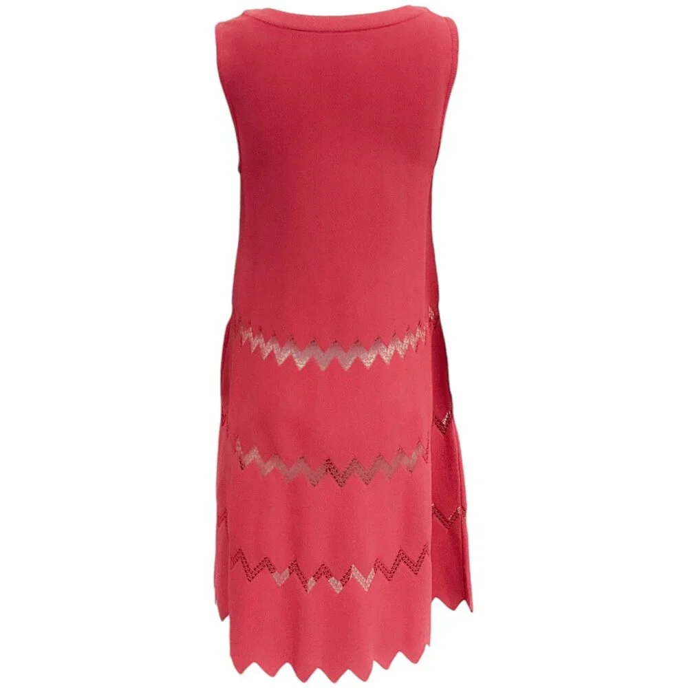 Alaia Pink Knit Sleeveless Dress - Picture 3 of 4